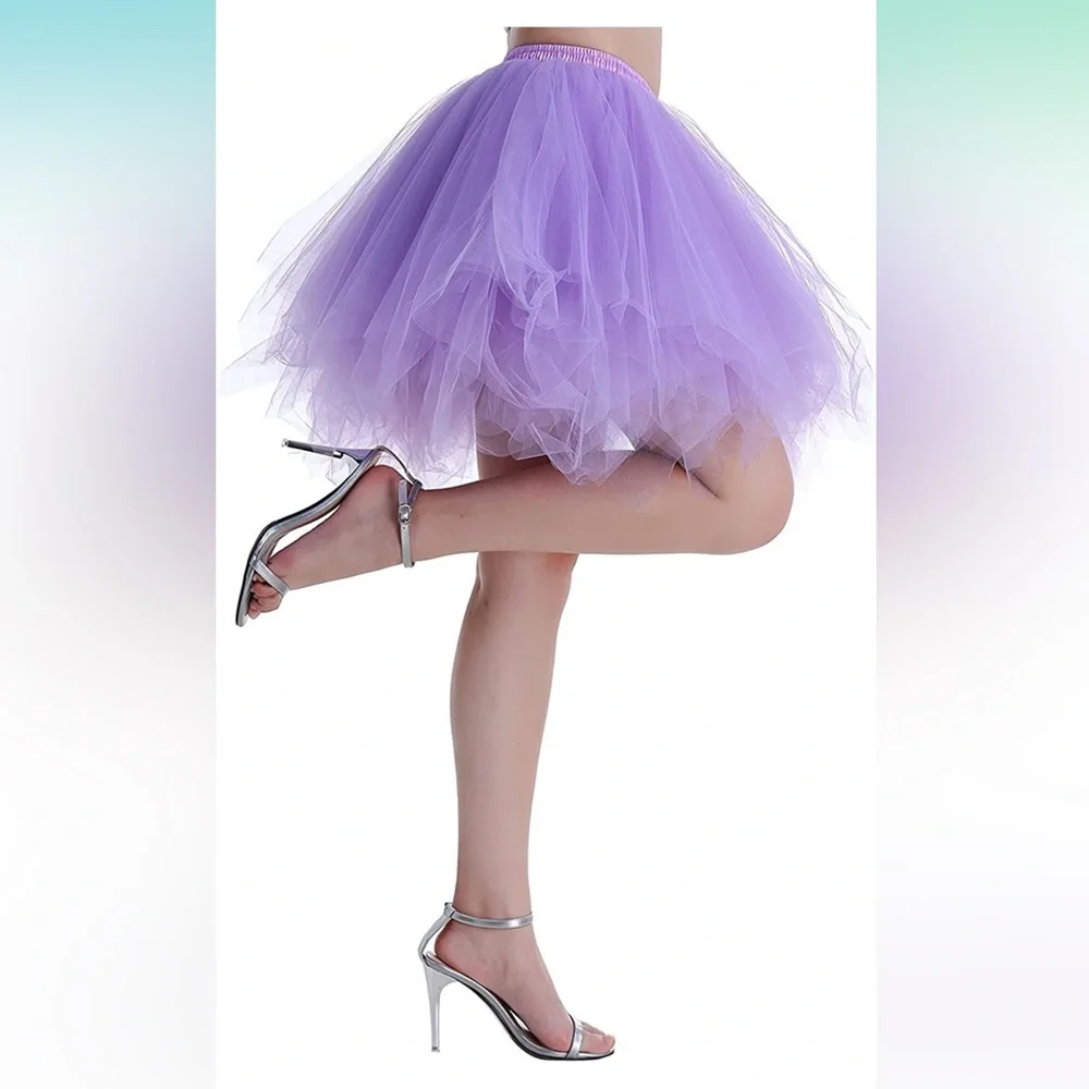 Adult Women Tutu Skirt Layered, Tulle Petticoat | size XL - Picture 2 of 4
